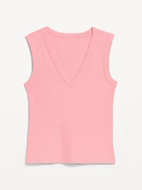 Snug Crop V-Neck Tank Top