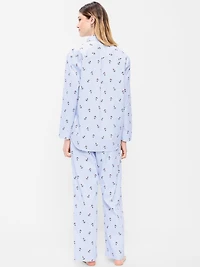 Poplin Pajama Pant Set