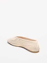 Lattice Ballet Flats