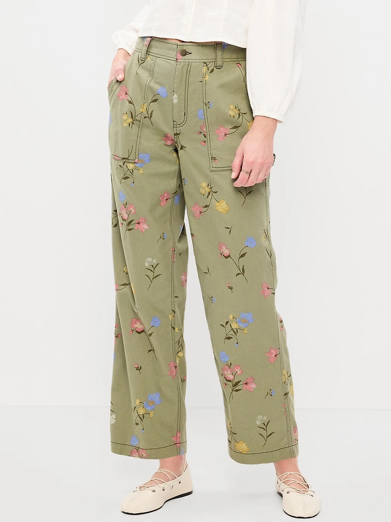 High-Waisted Straight Ankle Pants