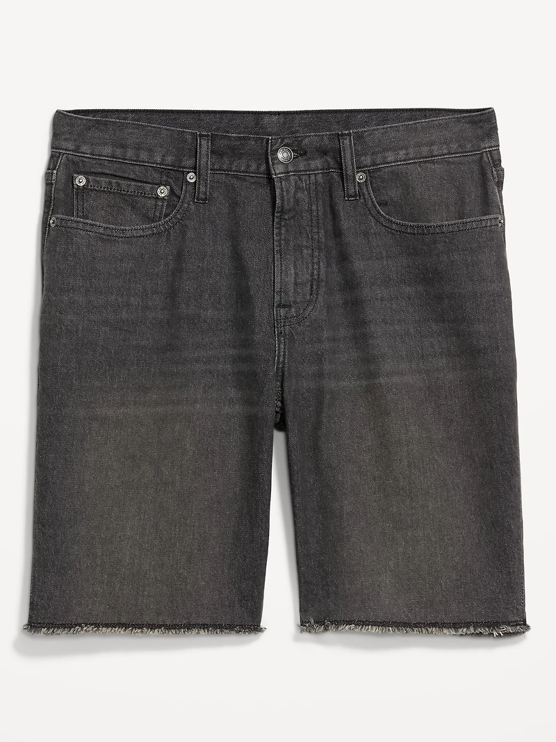 Slim Built-In Flex Jean Shorts- 9-inch inseam
