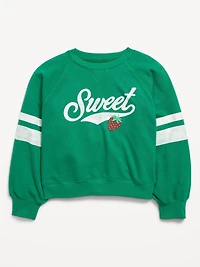 Long-Sleeve Graphic Sweatshirt for Girls