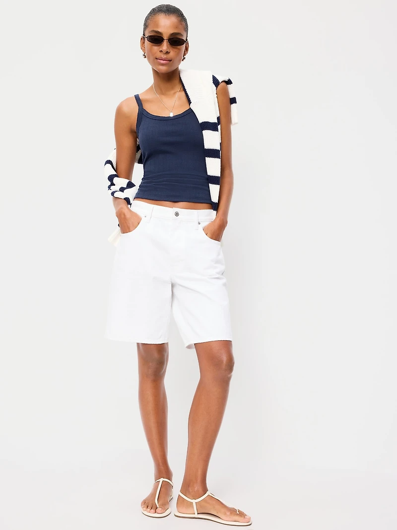 Pointelle Cami Tank Top
