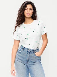 EveryWear Crew-Neck Printed T-Shirt