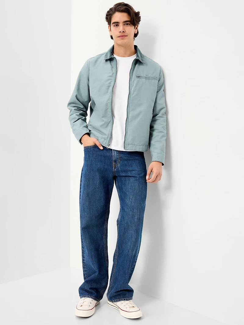 Cropped Canvas Barn Jacket