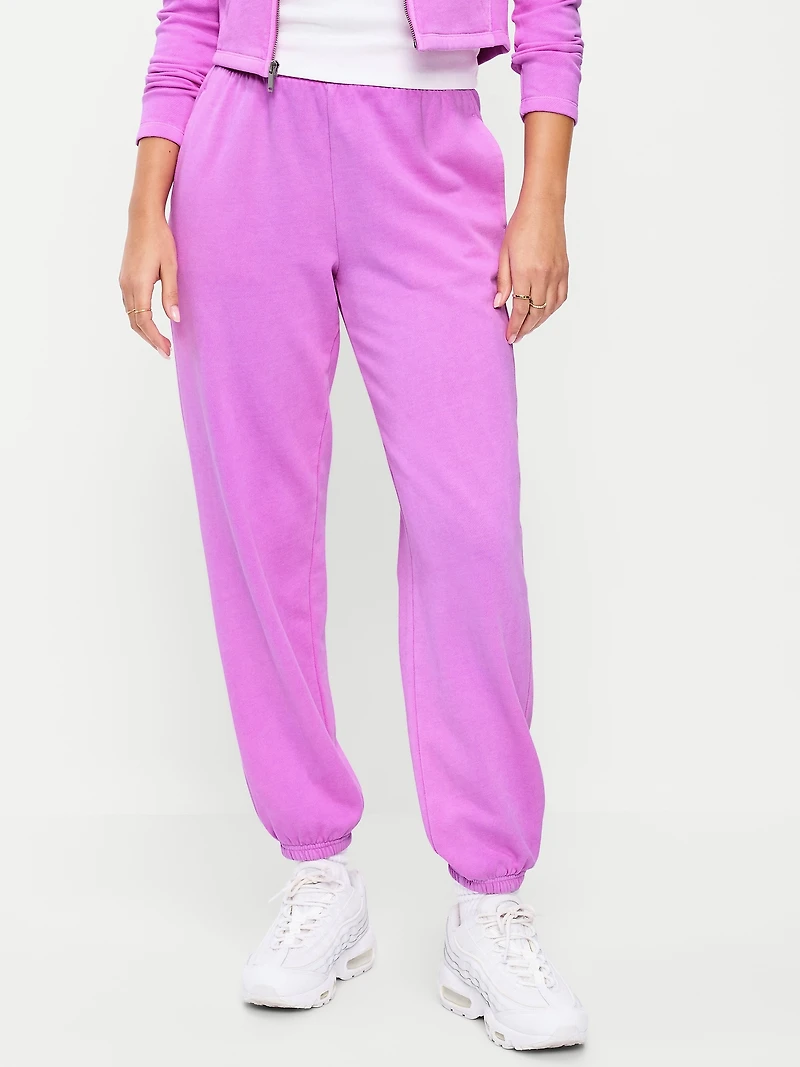 High-Waisted Fleece Jogger