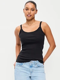Rib-Knit Cami Tank Top