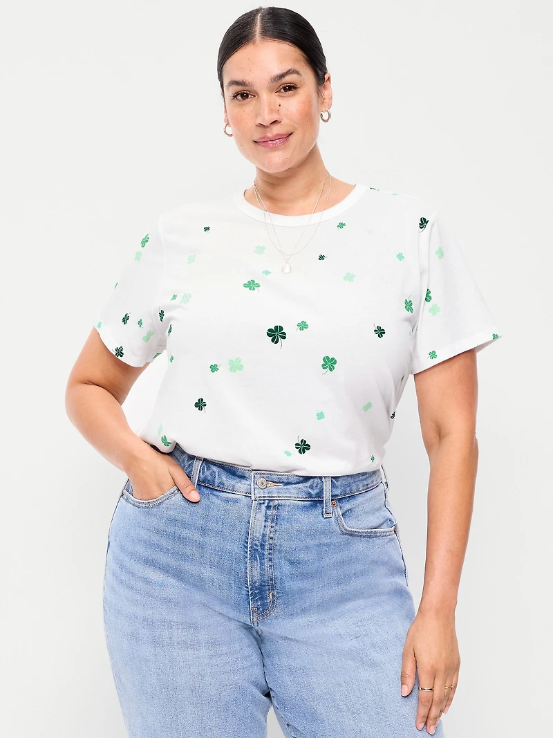 EveryWear Crew-Neck Printed T-Shirt