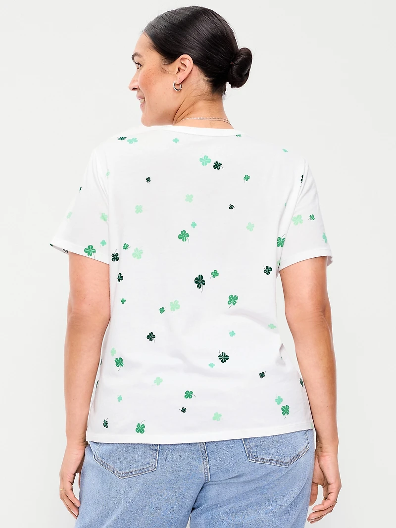 EveryWear Crew-Neck Printed T-Shirt