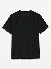 Raglan-Sleeve Rashguard Swim Top