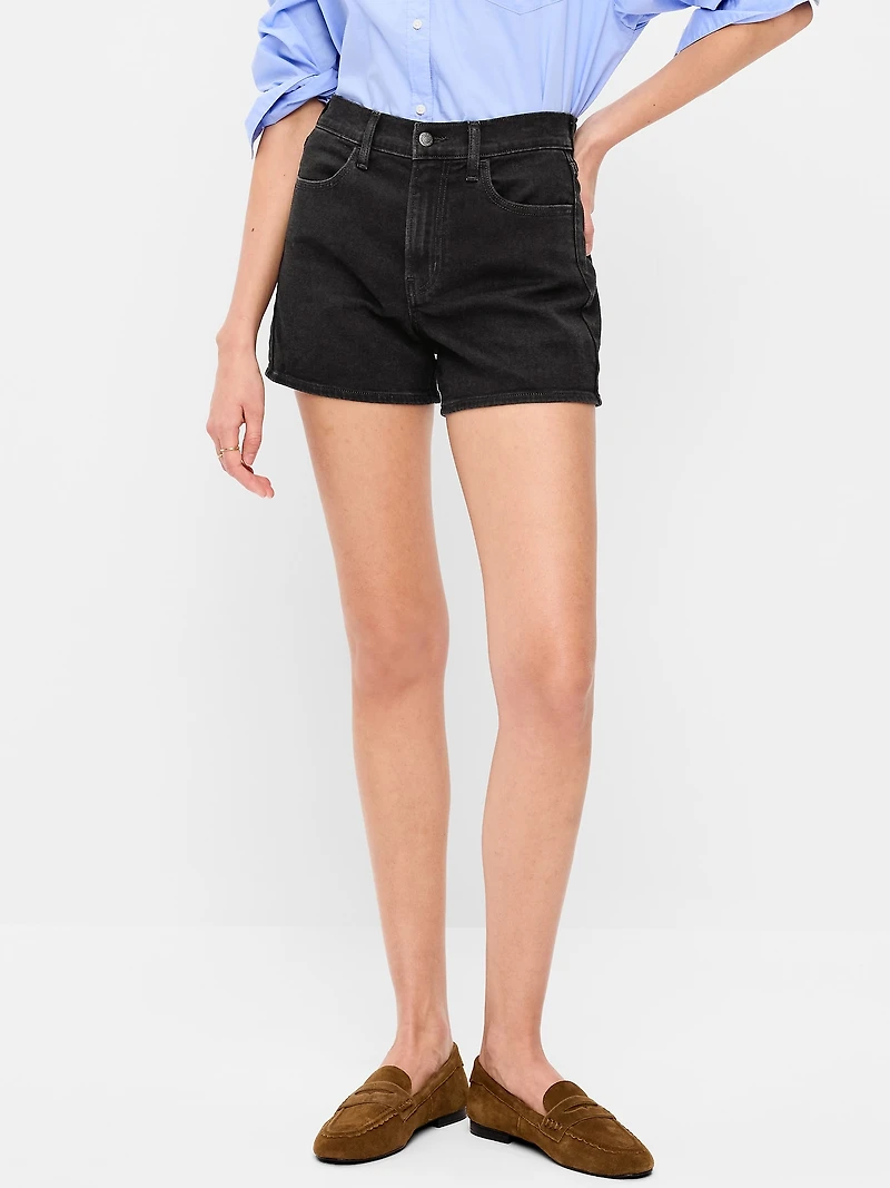 High-Waisted Wow Jean Shorts - 4-inch inseam