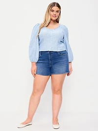 High-Waisted Wow Jean Shorts - 4-inch inseam