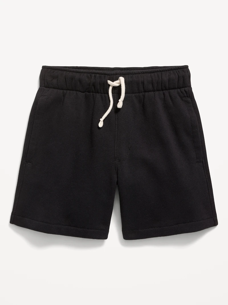 Above Knee Fleece Jogger Shorts for Boys