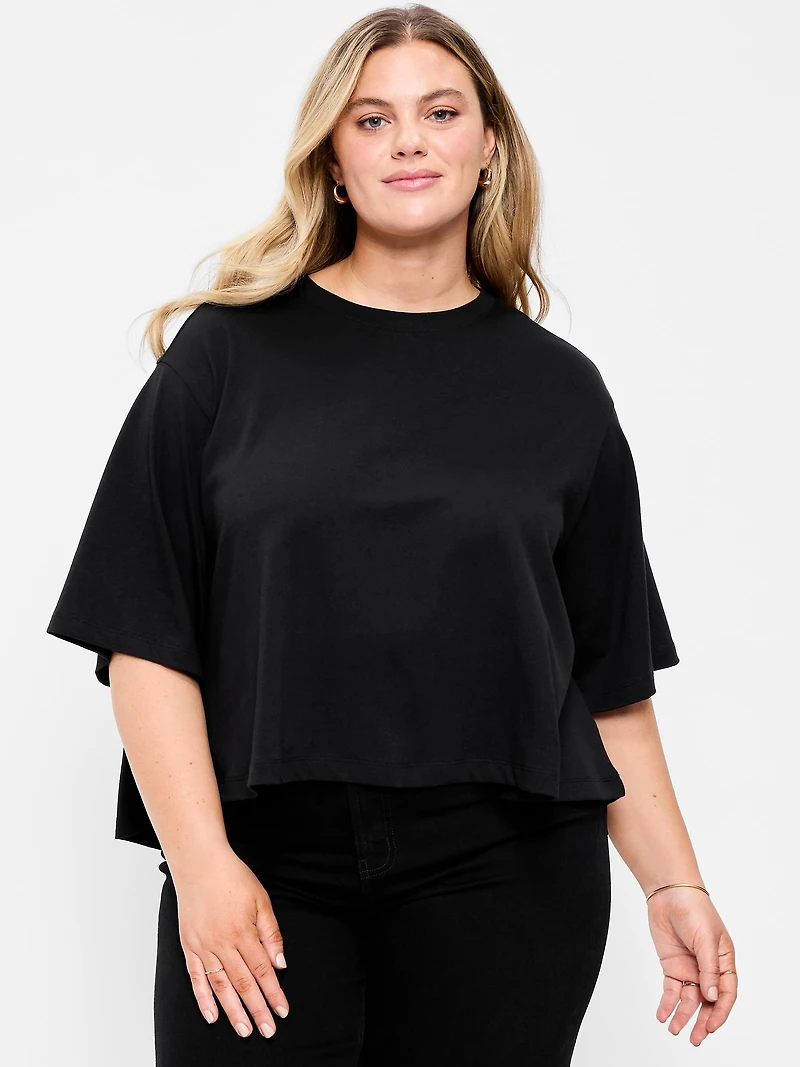 Short-Sleeve Trapeze T-Shirt