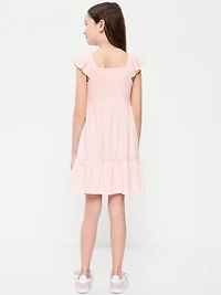 Fit and Flare Smocked Dress for Girls