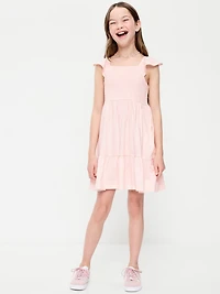 Fit and Flare Smocked Dress for Girls