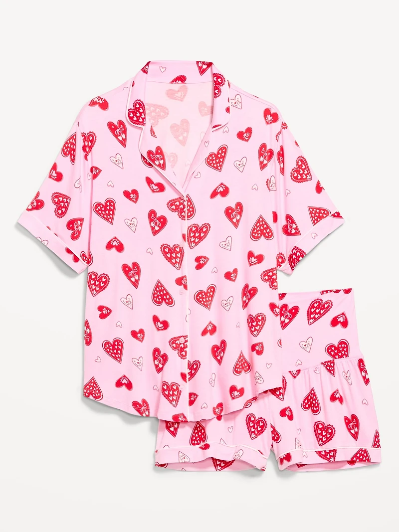 Maternity Classic Pajama Short Set