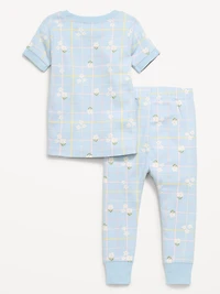 Unisex Snug-Fit Printed Pajama Set for Toddler & Baby