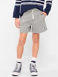 Below Knee Logo Fleece Jogger Shorts for Boys