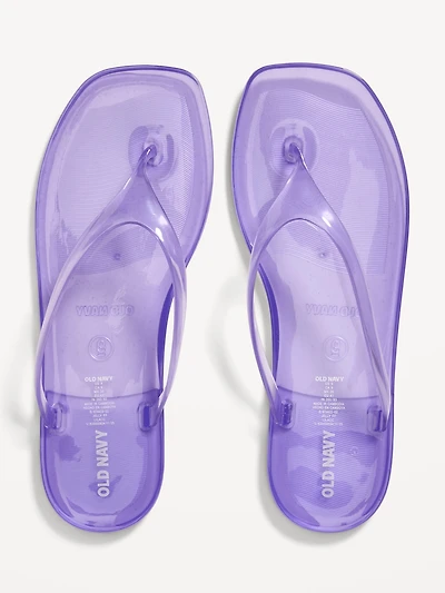 Flip-Flop Jelly Sandals for Women