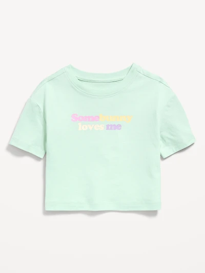 Short-Sleeve Boxy Graphic T-Shirt for Toddler Girls