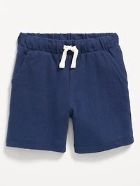 French-Terry Graphic Shorts for Toddler Boys