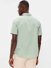 Classic Fit Everyday Linen-Blend Shirt