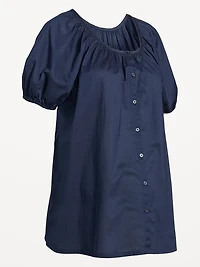 Maternity Airy Button-Down Top
