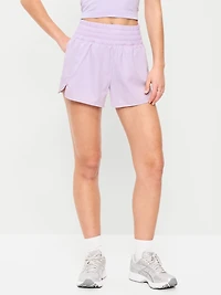 Extra High-Waisted Crinkle Run Shorts - 3-inch inseam