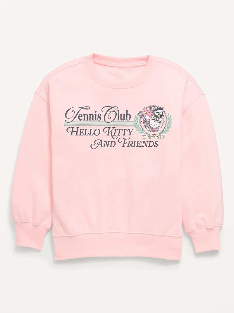 Hello Kitty® Oversized Graphic Tunic Sweatshirt for Girls