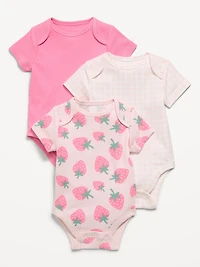 Ribbed Bodysuit 3-Pack for Baby