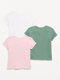 Short-Sleeve Graphic T-Shirt 3-Pack for Girls