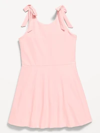 PowerSoft Sleeveless Tie-Strap Athletic Dress for Girls