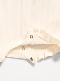 Tie-Strap Graphic One-Piece Romper for Baby