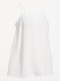 Maternity Crinkle Gauze Tank Top