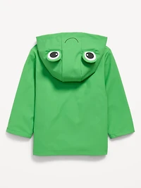 Water-Resistant Unisex Critter Hooded Jacket for Toddler