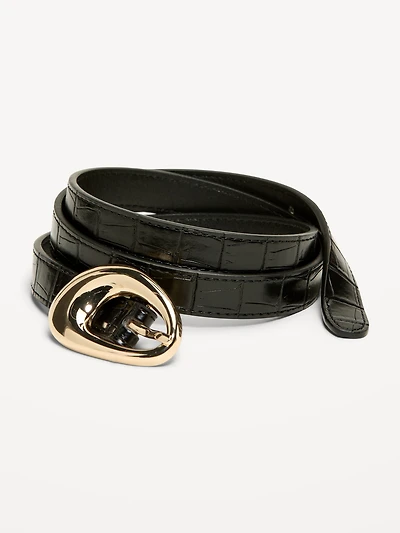 Sculptural Buckle Belt