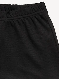 High-Waisted Mesh Dolphin-Hem Shorts for Girls