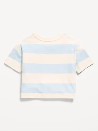 Boxy Short-Sleeve Applique T-Shirt for Toddler Girls