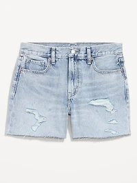High-Waisted OG Cut-Off Jean Shorts - 4-inch inseam