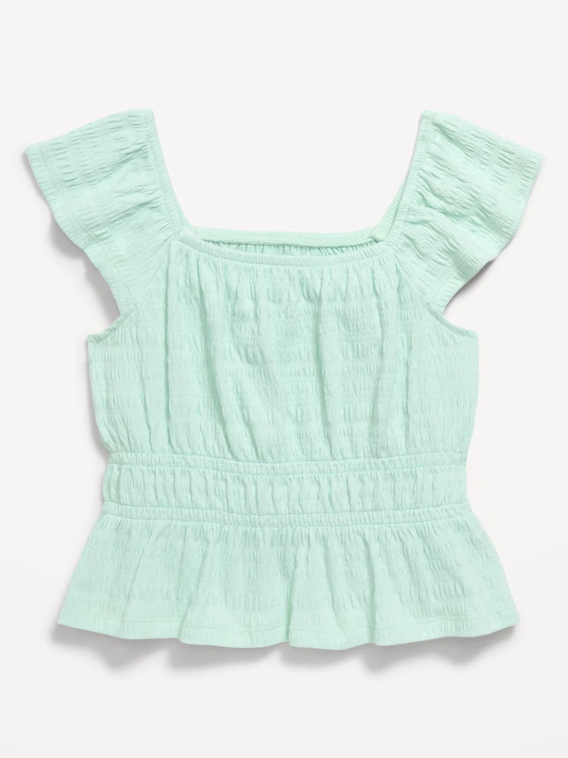 Ruffled Smocked Top for Girls