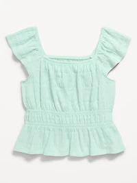 Ruffled Smocked Top for Girls