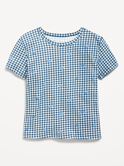 Short-Sleeve Logo-Graphic T-Shirt for Girls