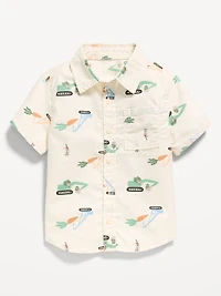 Short-Sleeve Oxford Shirt for Toddler Boys