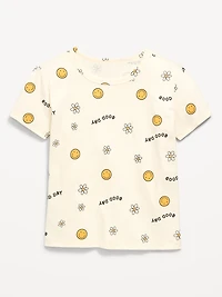 Softest Printed Short-Sleeve T-Shirt for Girls