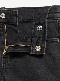 High-Waisted Jean Midi Shorts for Girls