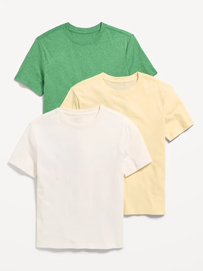 Softest Short-Sleeve T-Shirt 3-Pack for Boys