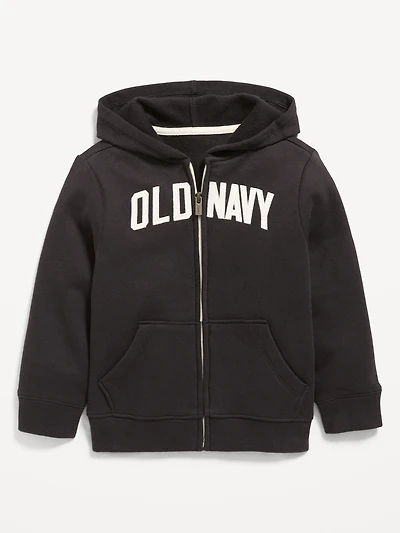 Unisex Logo-Graphic Zip Hoodie for Toddler