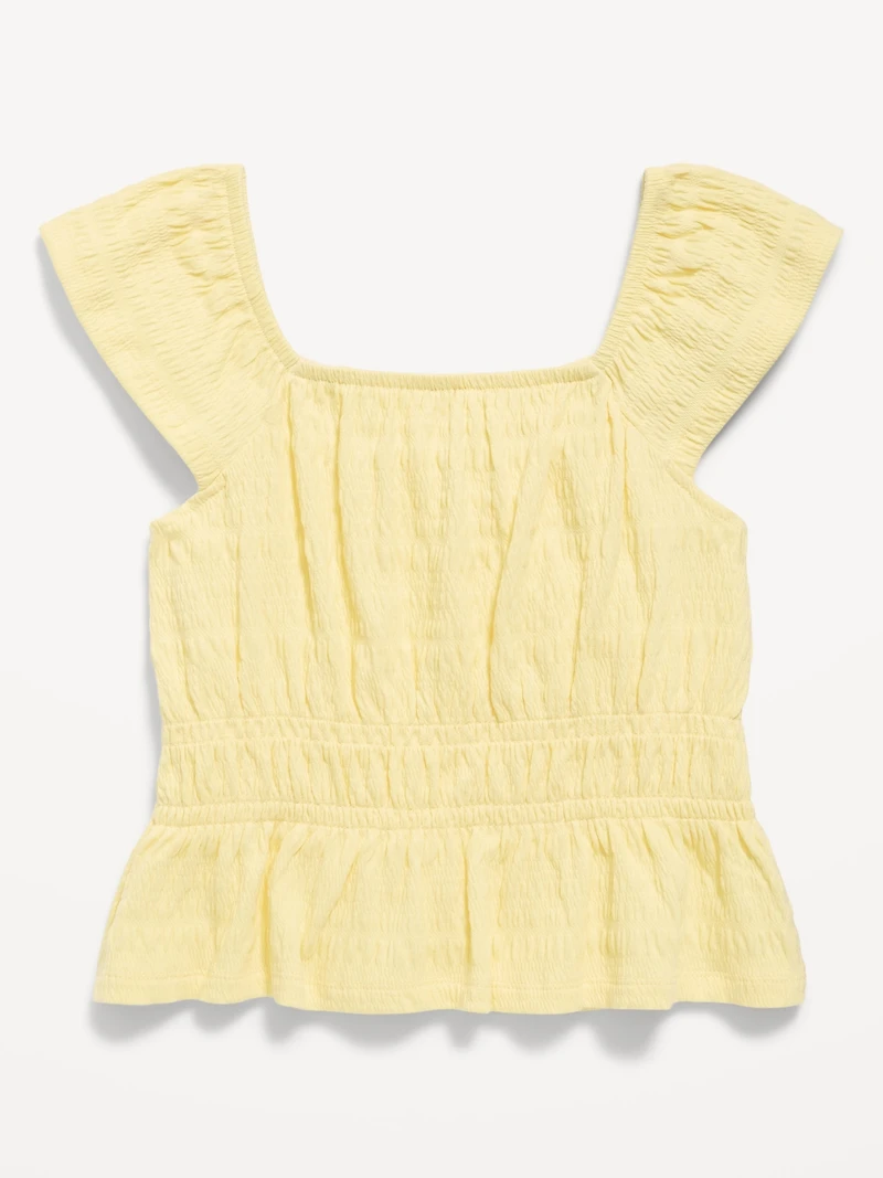 Ruffled Smocked Top for Girls