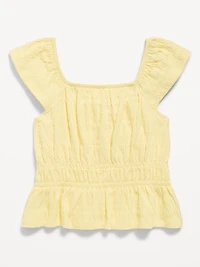 Ruffled Smocked Top for Girls